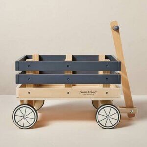 Hearth & Hand‎ with Magnolia Wooden Gray Toy Wagon NWT